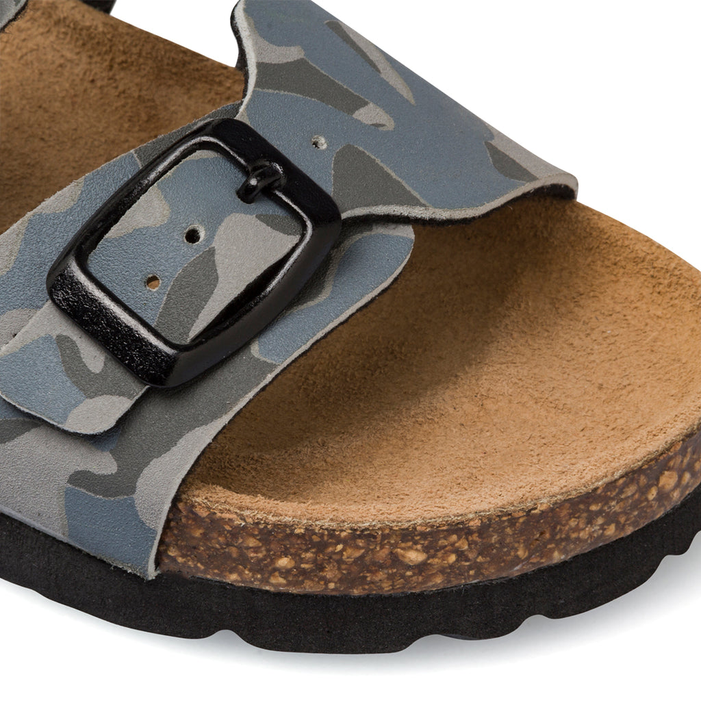 Sandali camouflage a doppia fascia da bambino Superga