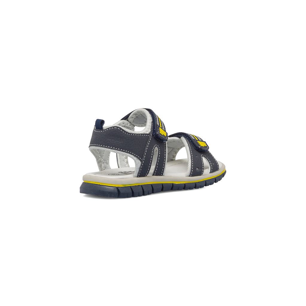 Sandali blu e gialli da bambino Space Boy