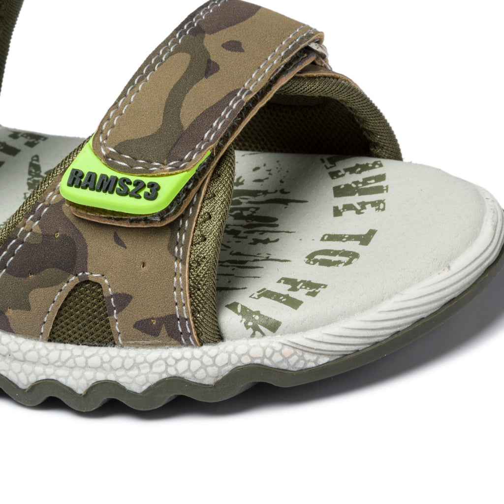 Sandali color verde militare Rams 23