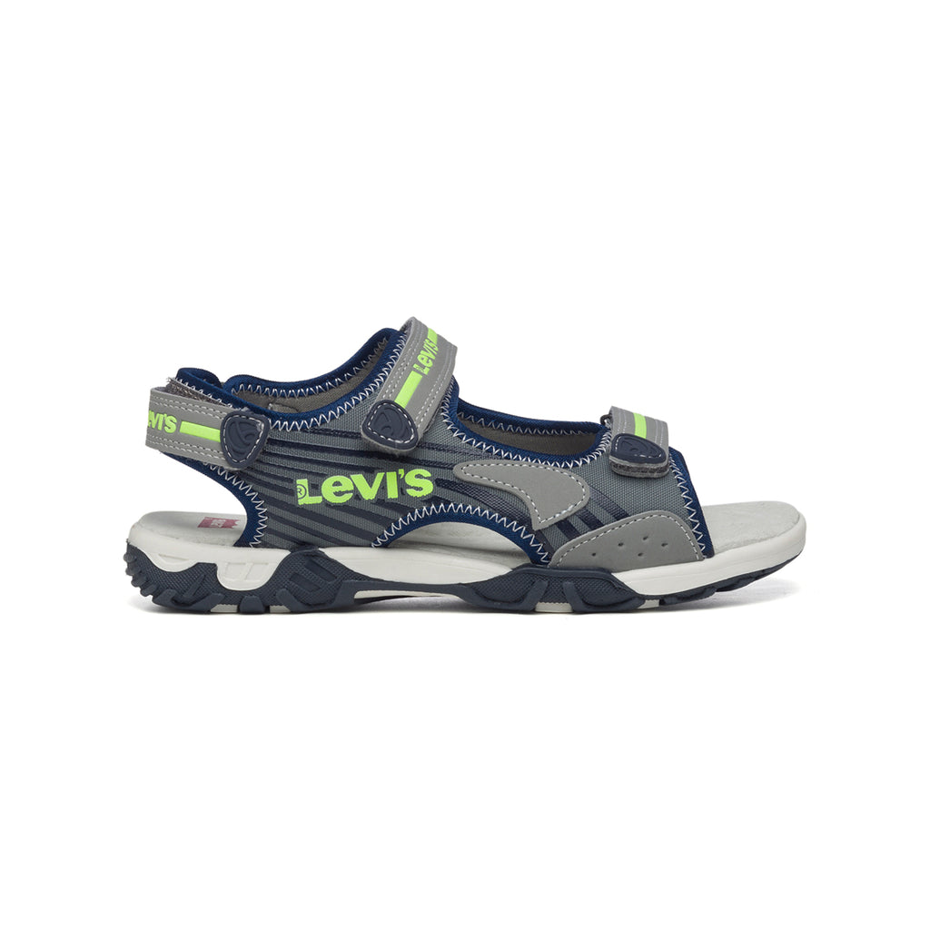 Sandali grigi con dettagli lime Levi's Virginia