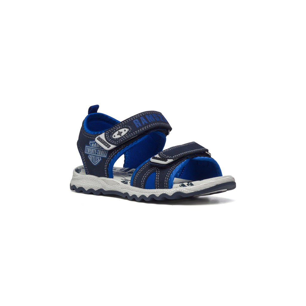 Sandali blu navy con cuciture a contrasto Rams 23