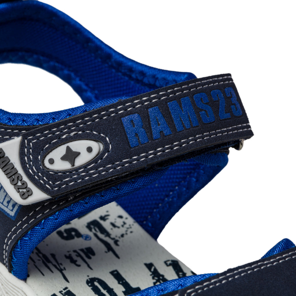 Sandali blu navy con cuciture a contrasto Rams 23