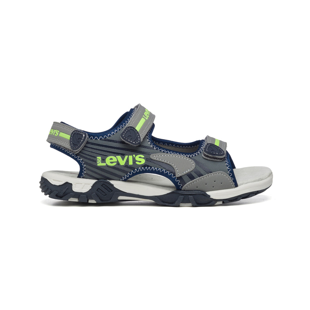 Sandali grigi con dettagli lime Levi's Virginia