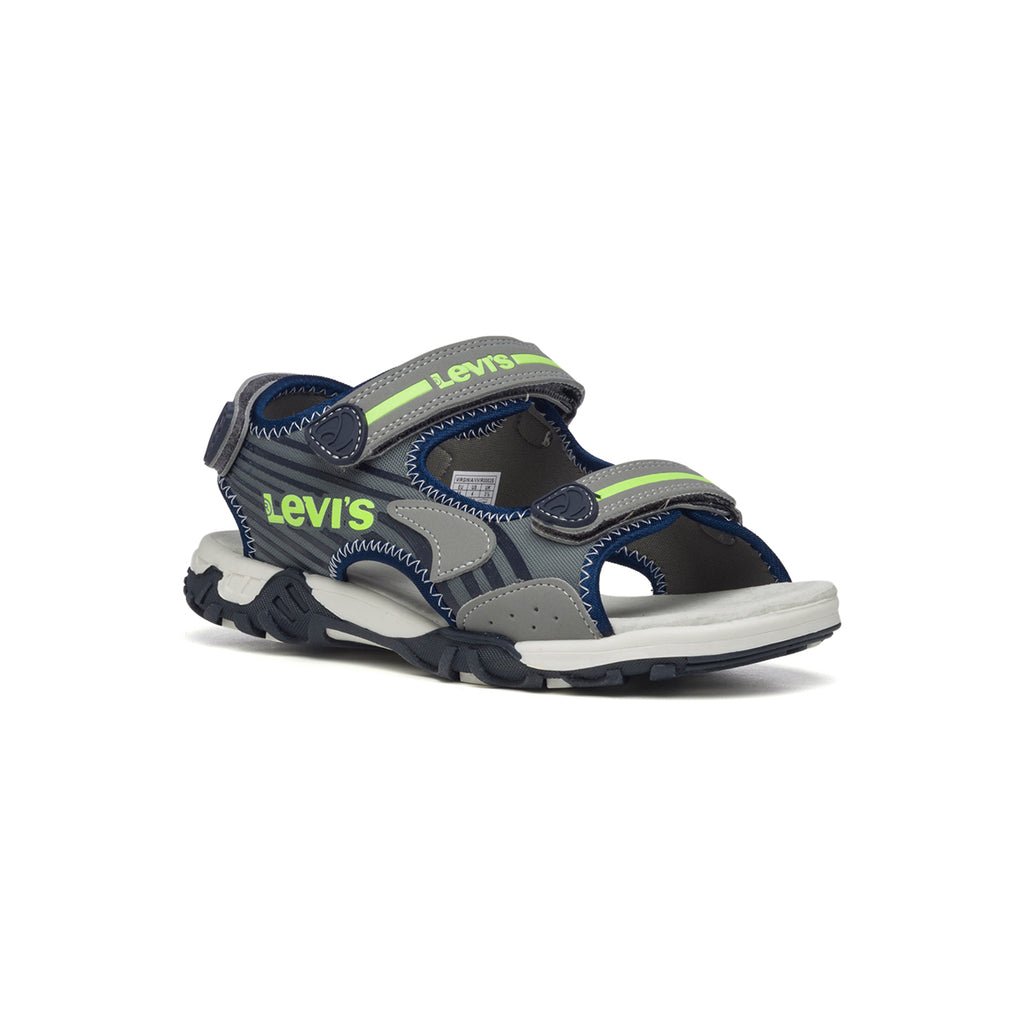 Sandali grigi con dettagli lime Levi's Virginia