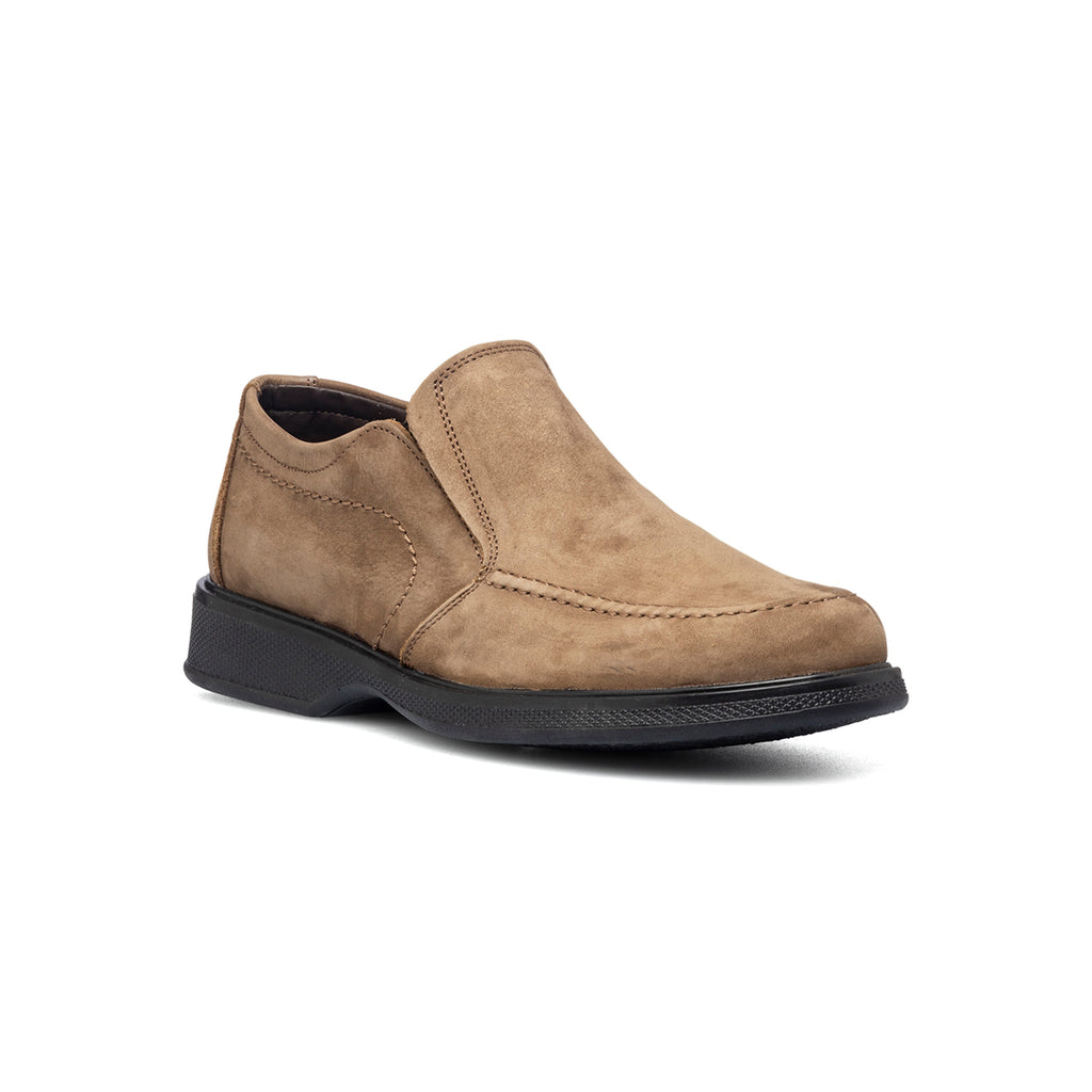 Slip-on taupe in pelle scamosciata Formawell