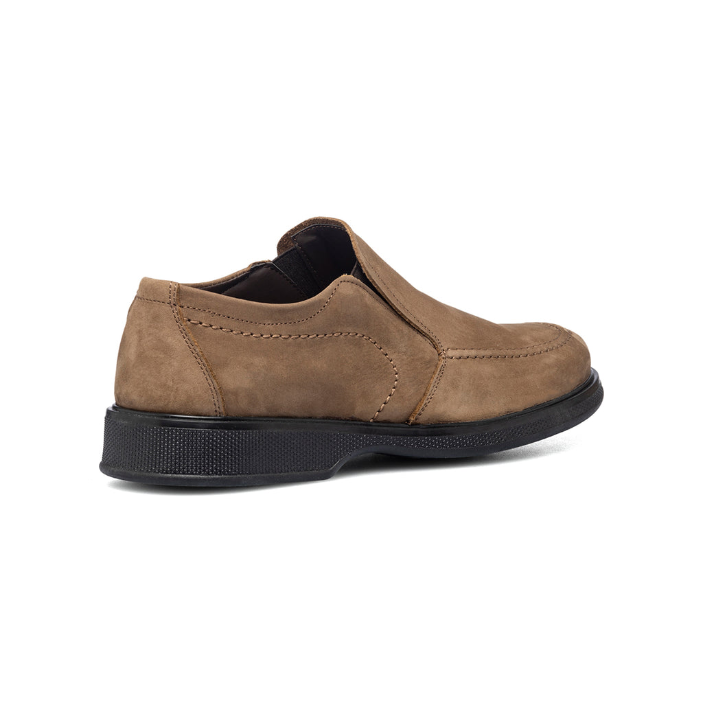 Slip-on taupe in pelle scamosciata Formawell