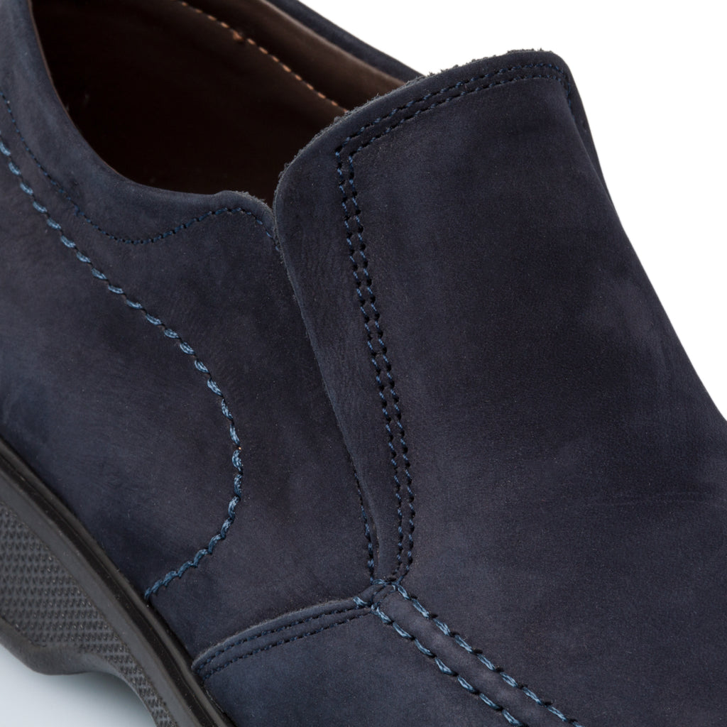 Slip-on blu in pelle scamosciata Formawell