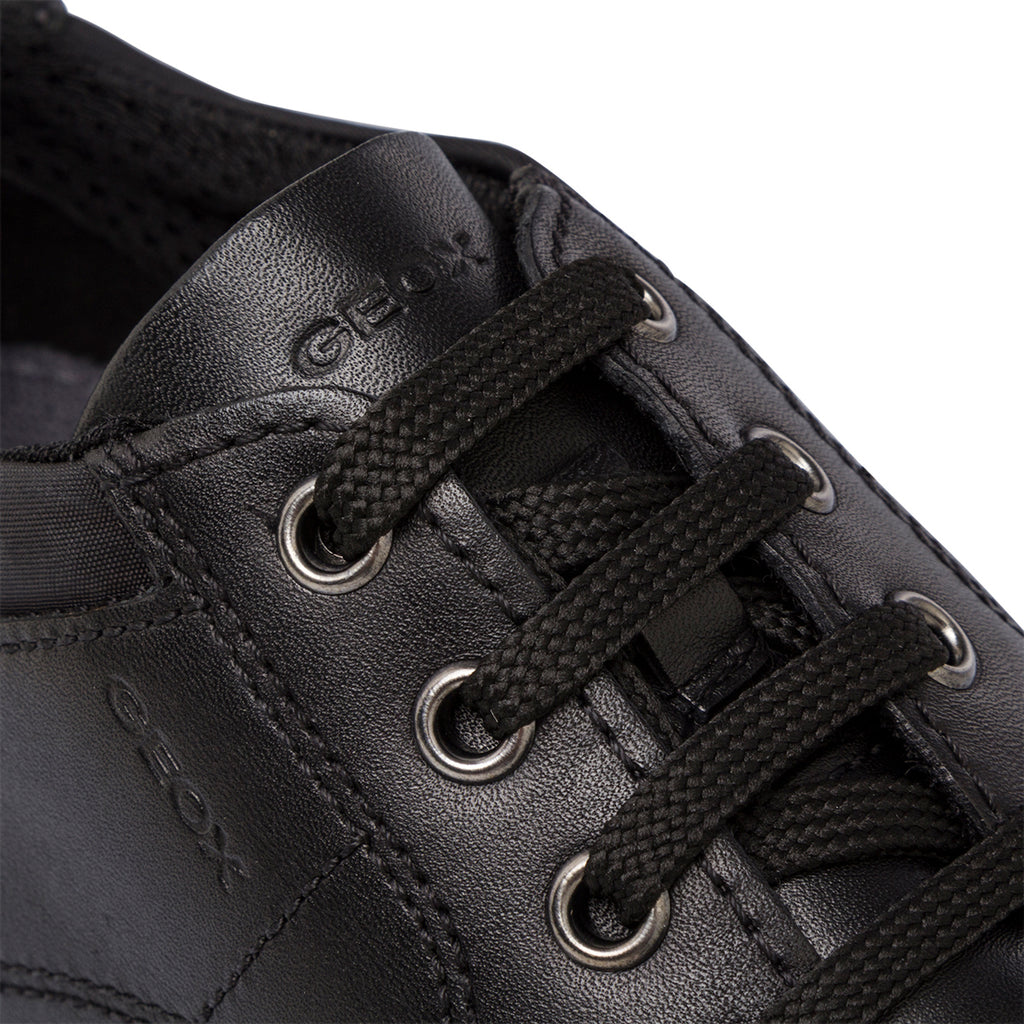 Sneakers nere in pelle da uomo Geox Leitan