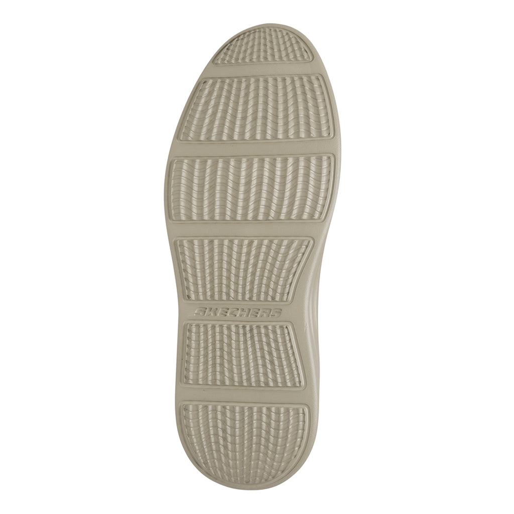 Slip-on beige in tessuto con inserti elastici Skechers Status 2.0 Mosent