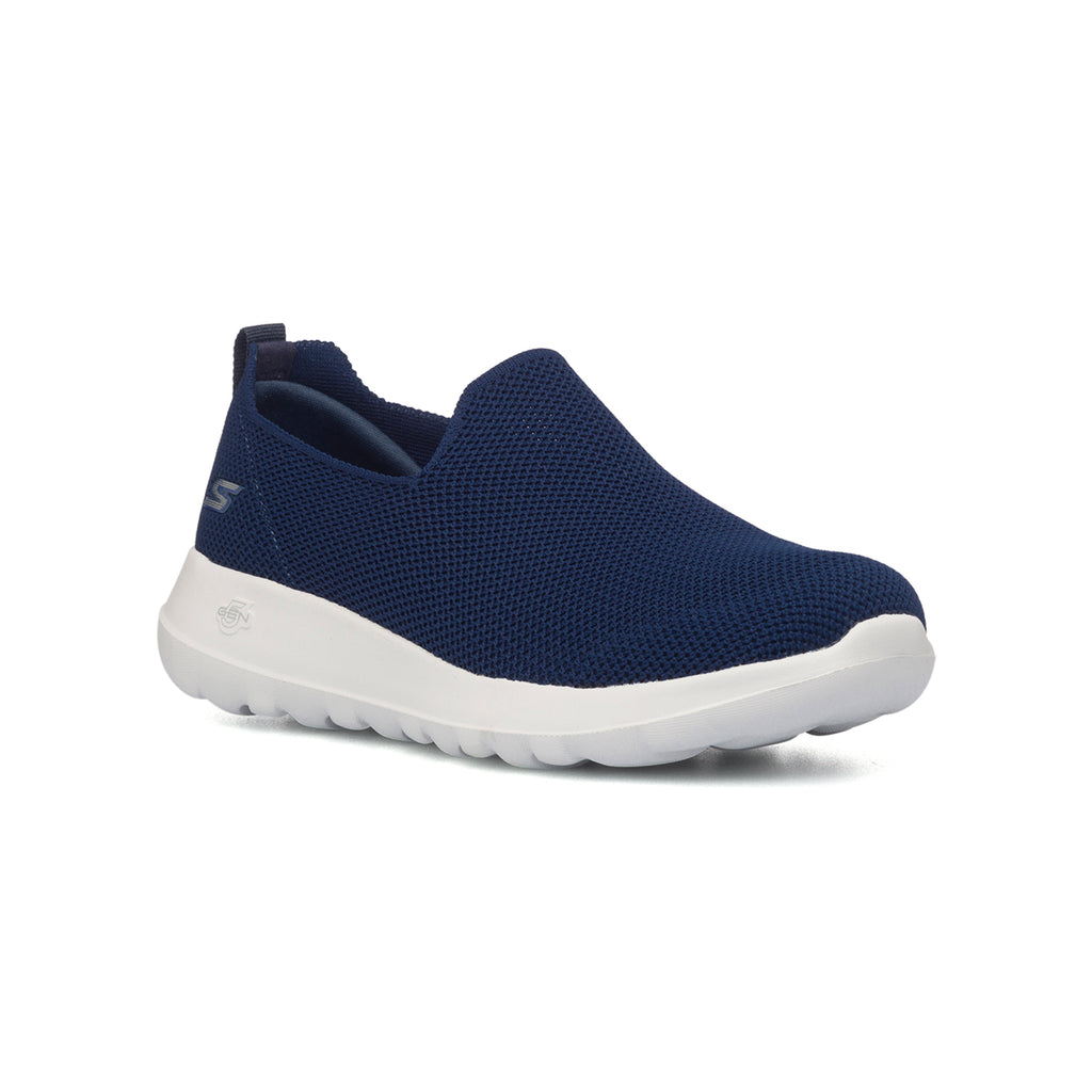 Slip-on blu navy in tessuto con logo laterale Skechers Go Walk Max