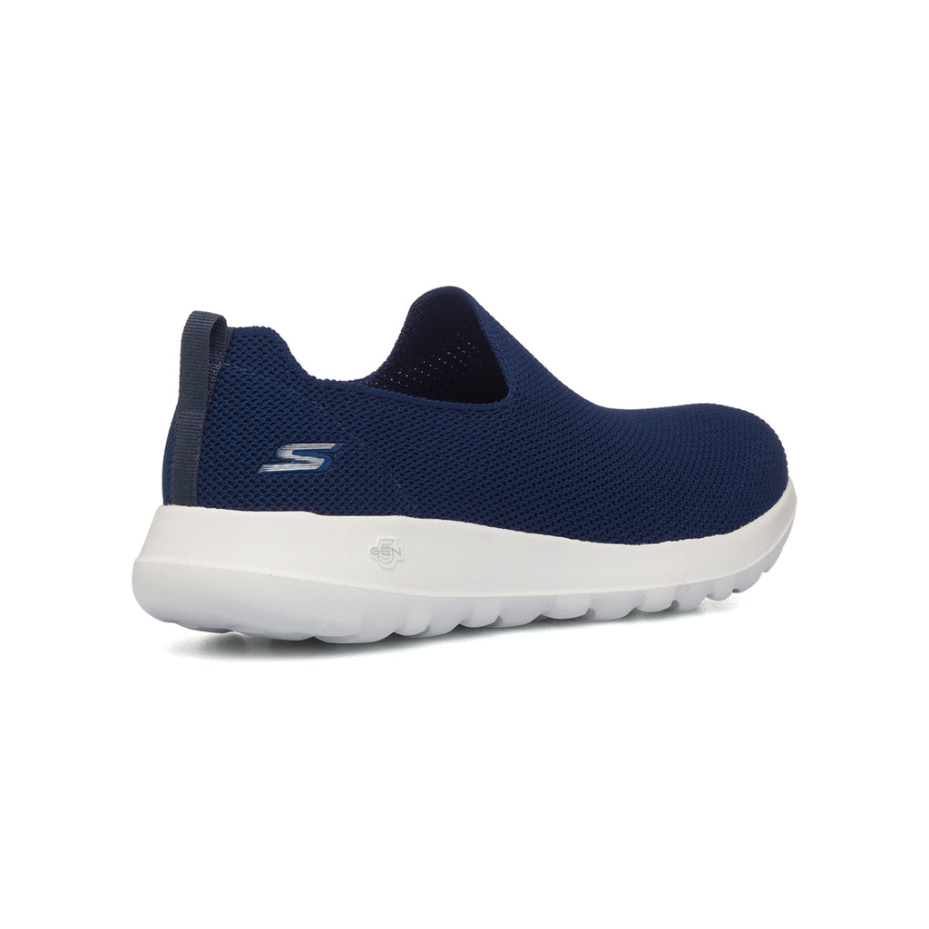 Slip-on blu navy in tessuto con logo laterale Skechers Go Walk Max