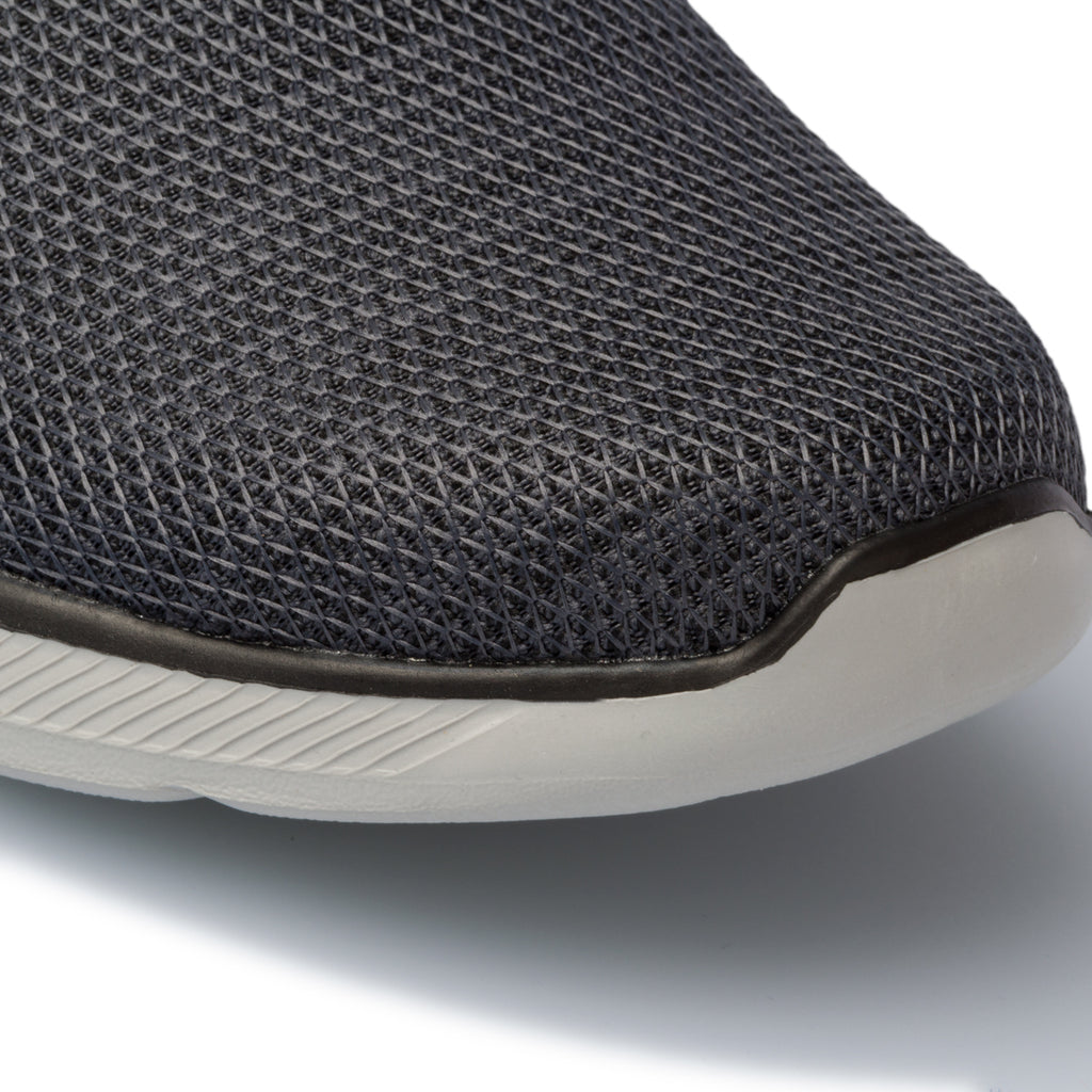 Slip-on grigie in tessuto con inserti elastici Skechers Equal 3.0