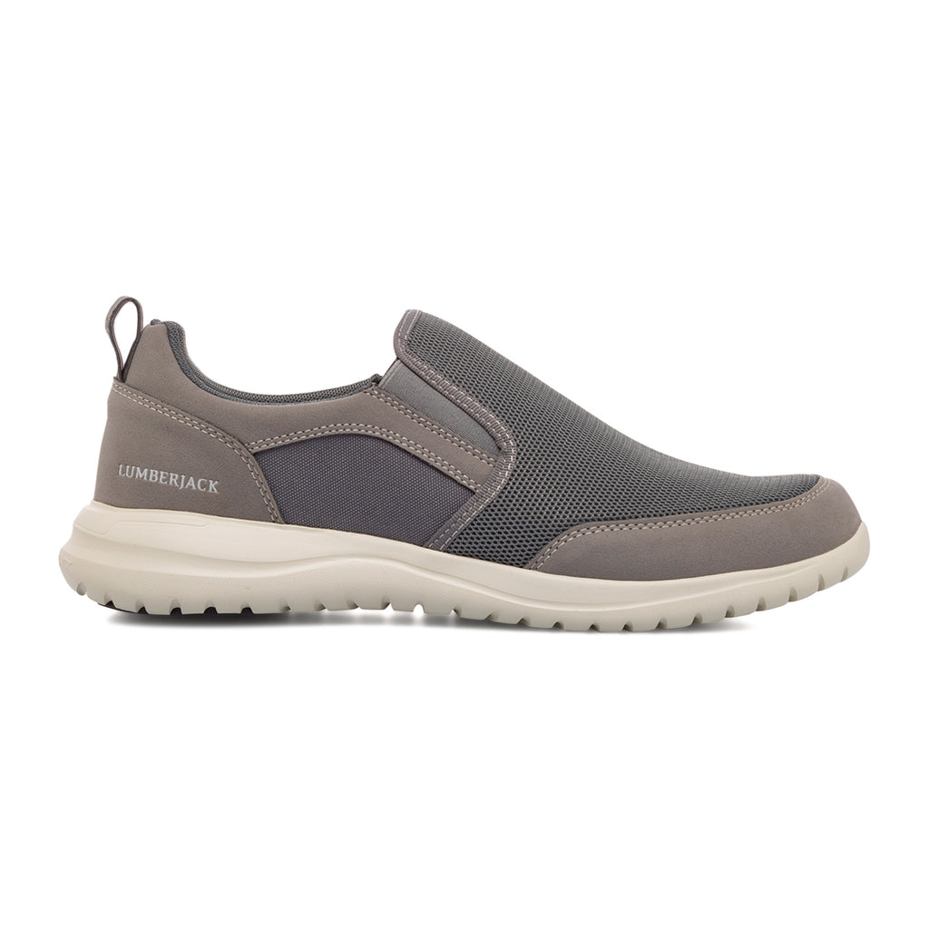 Sneakers slip-on grigie da uomo Lumberjack Lee