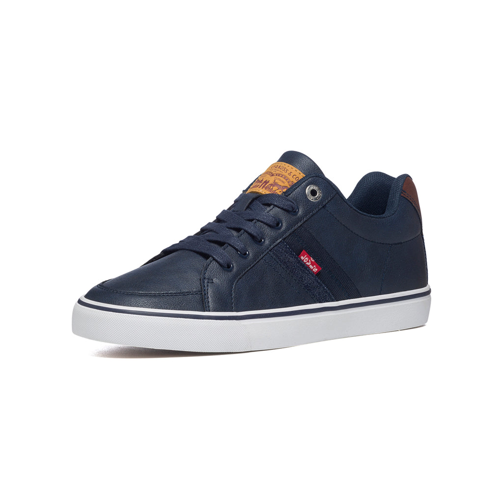 Sneakers blu con etichetta logata laterale Levi's