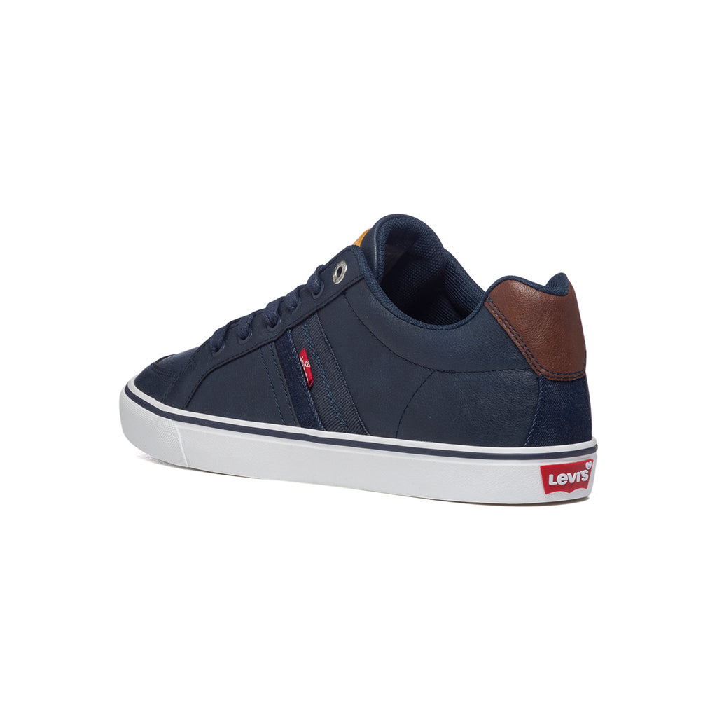 Sneakers blu con etichetta logata laterale Levi's