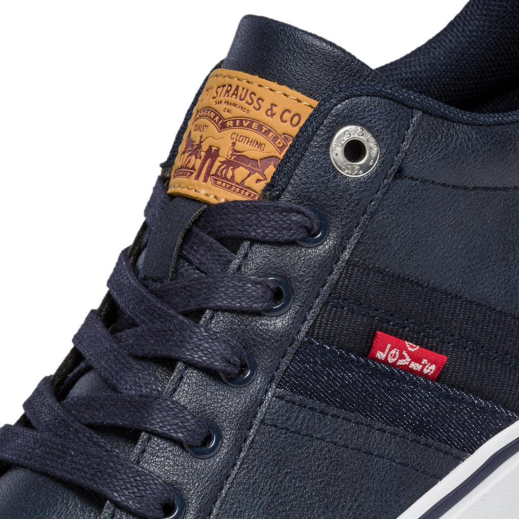 Sneakers blu con etichetta logata laterale Levi's