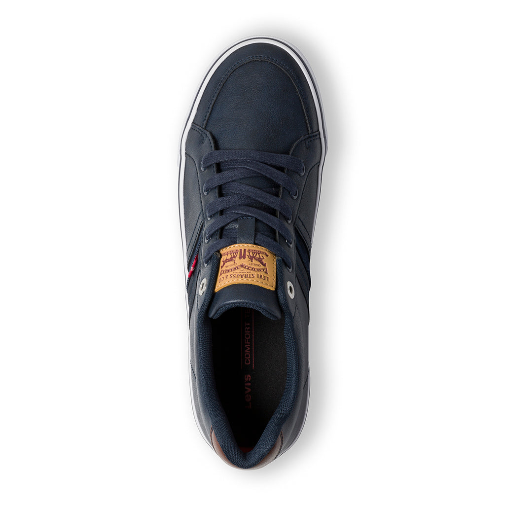 Sneakers blu con etichetta logata laterale Levi's