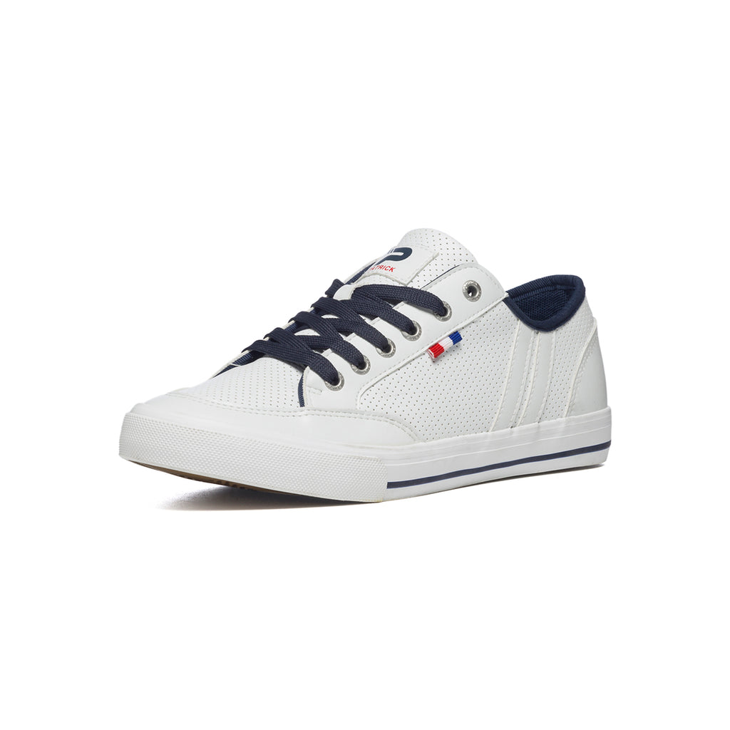 Sneakers bianche con inserti blu Patrick