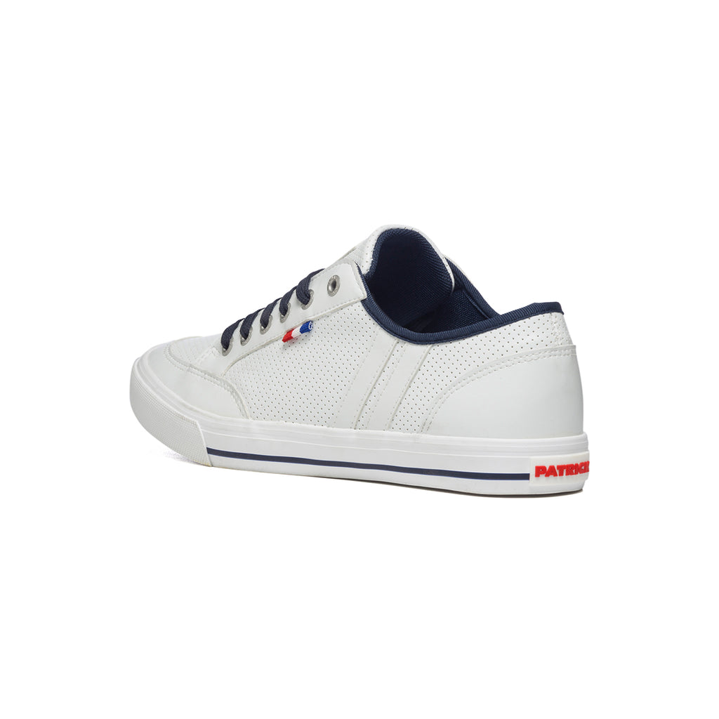 Sneakers bianche con inserti blu Patrick