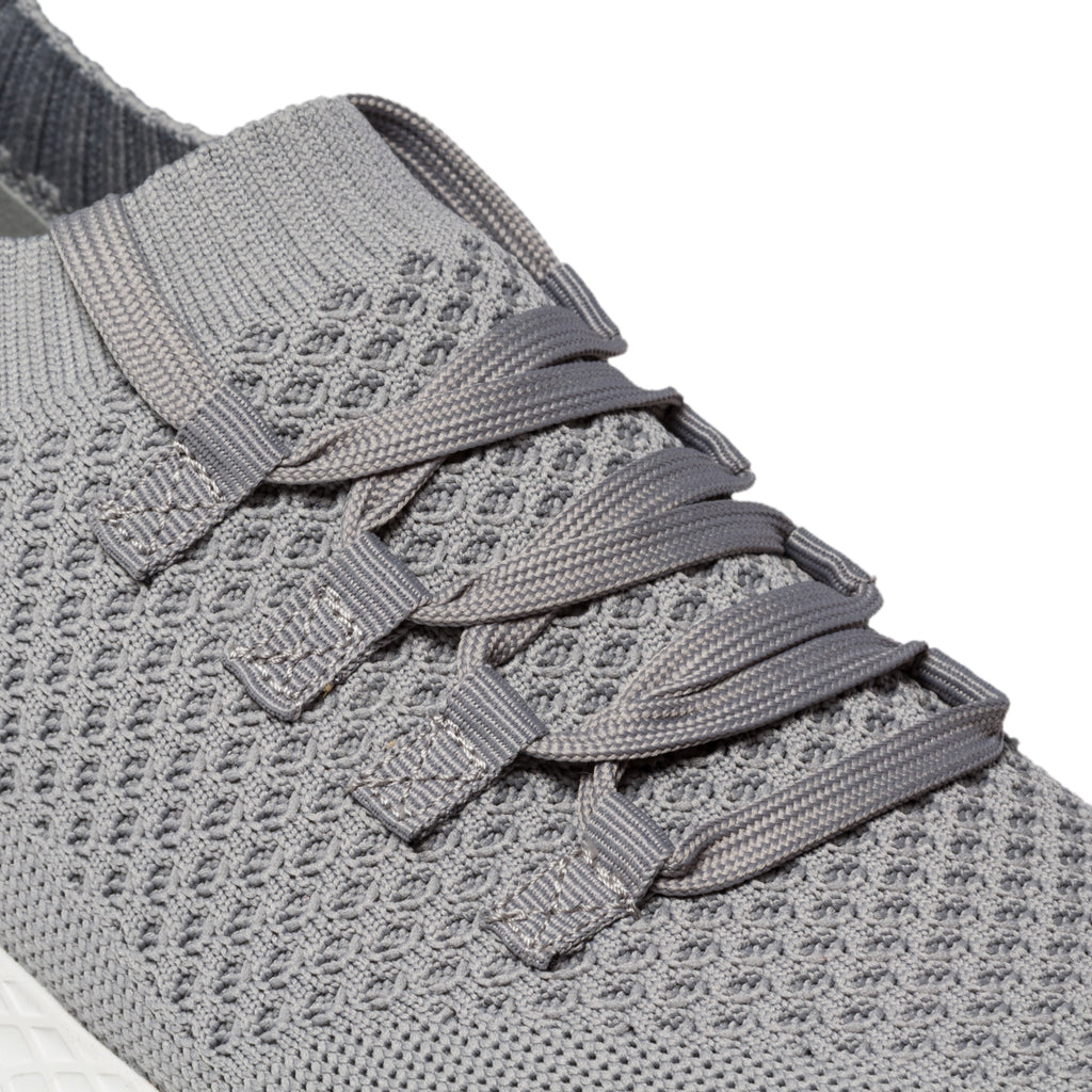Sneakers grigie in tessuto mesh con colletto elasticizzato Riflessi Urbani