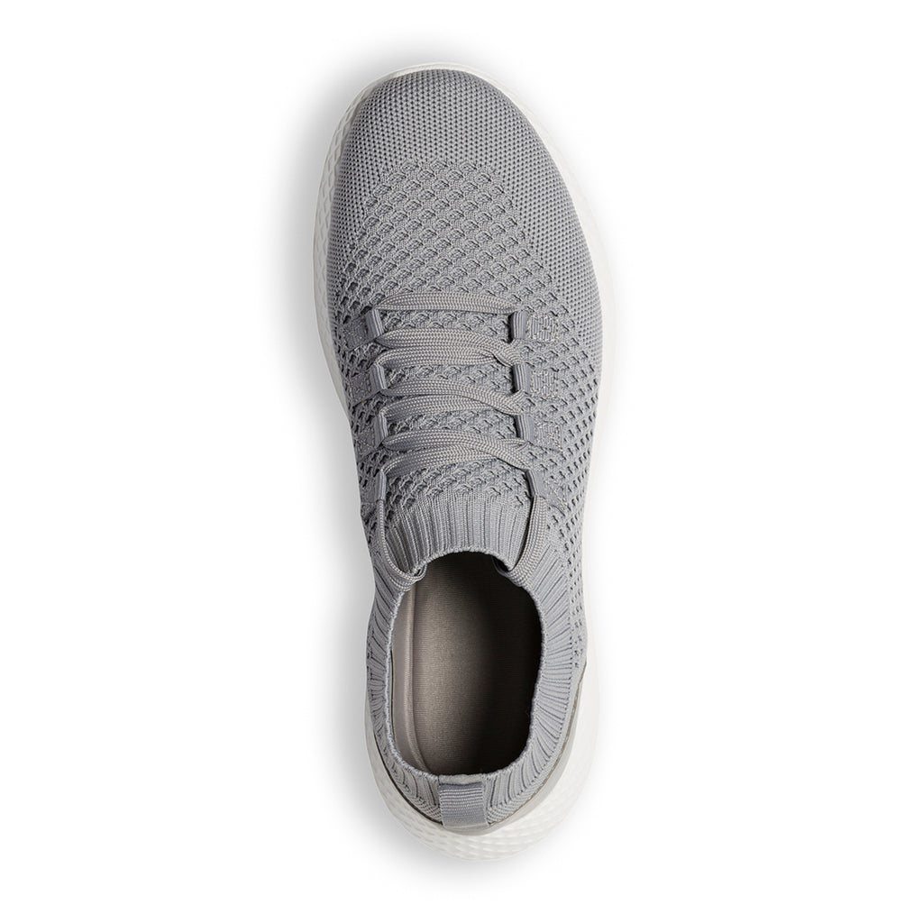 Sneakers grigie in tessuto mesh con colletto elasticizzato Riflessi Urbani