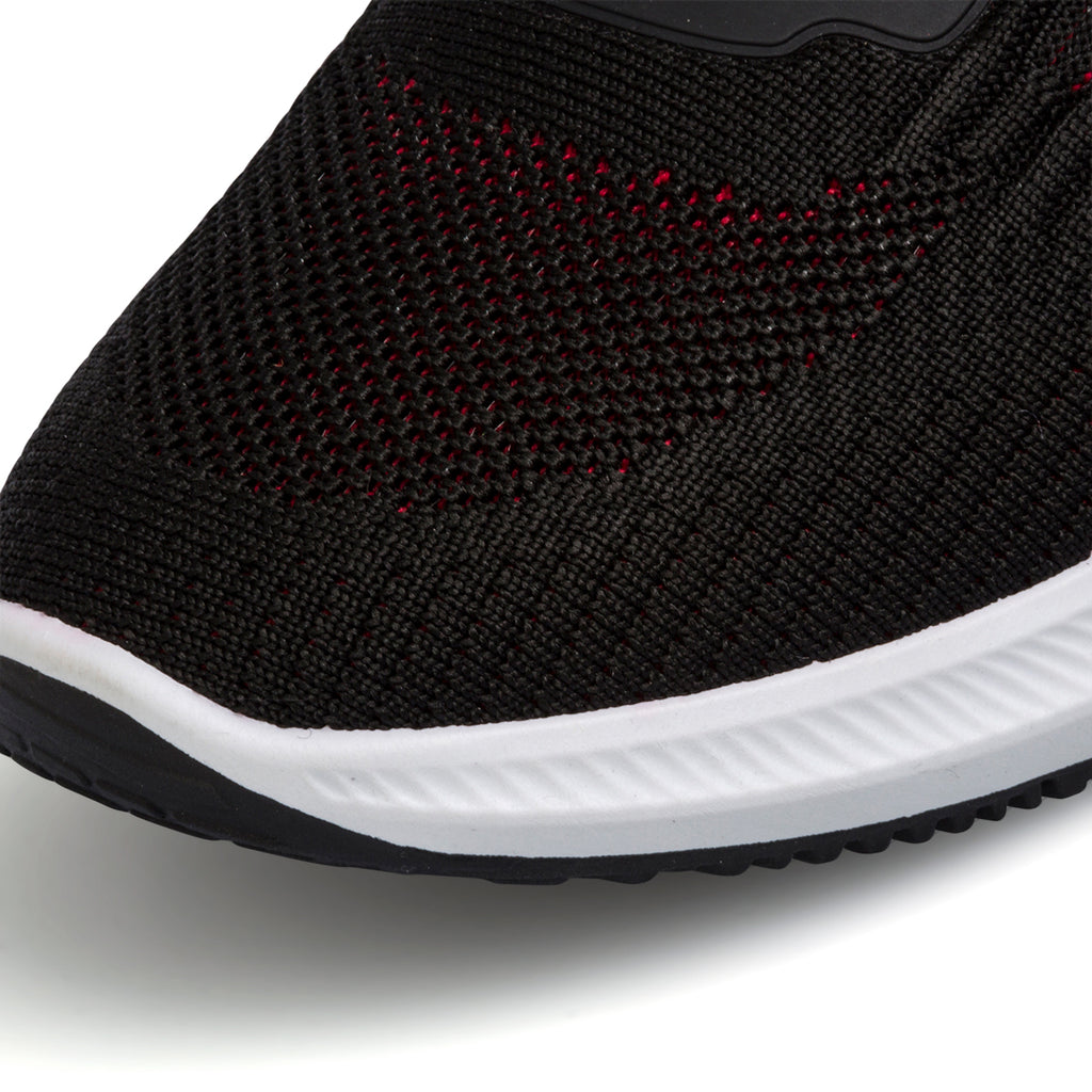 Sneakers rosse e nere in mesh da uomo Ducati