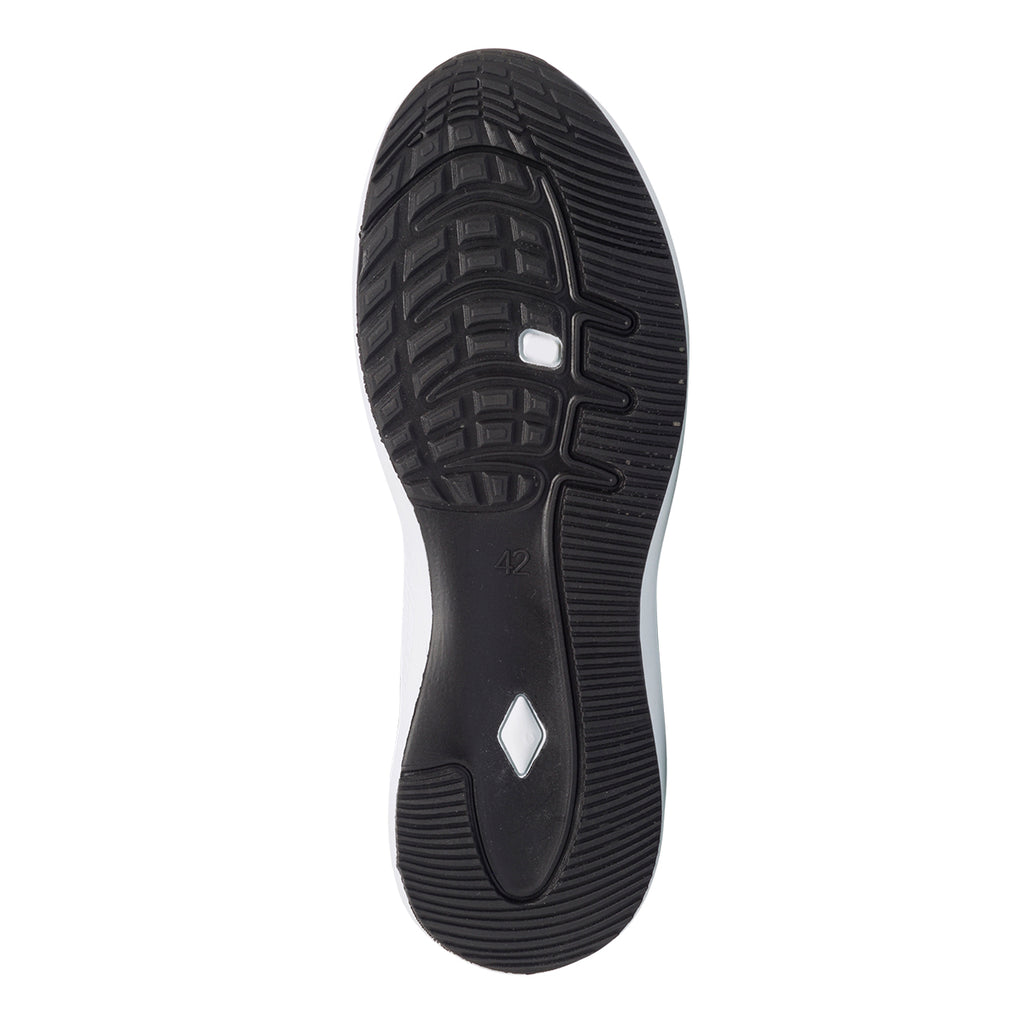 Sneakers bianche e nere in mesh da uomo Ducati