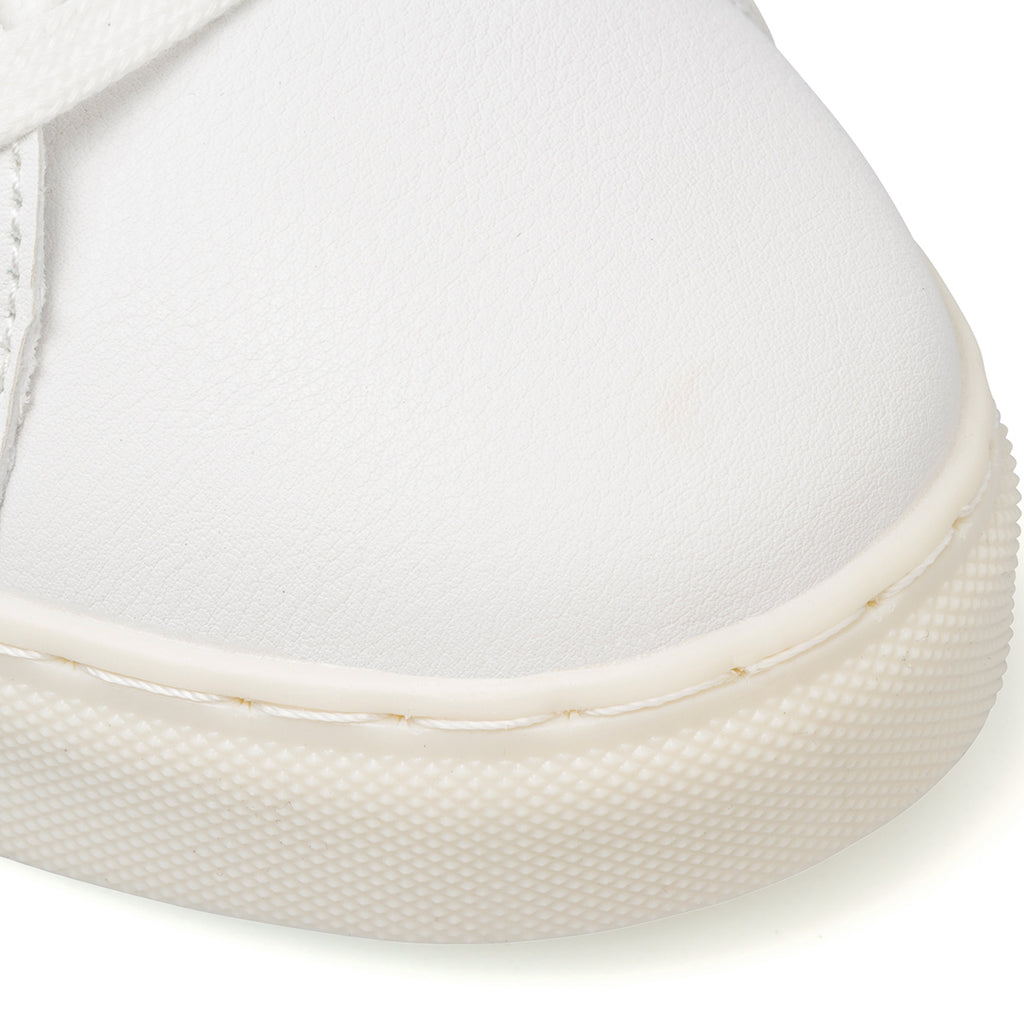 Sneakers bianche da uomo con logo laterale Gas