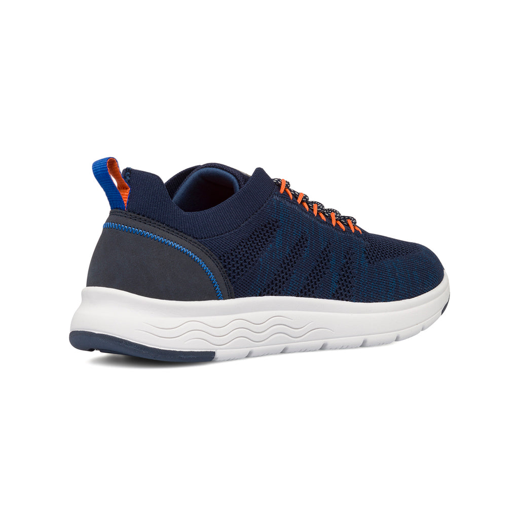 Sneakers slip-on blu in mesh da uomo Glams