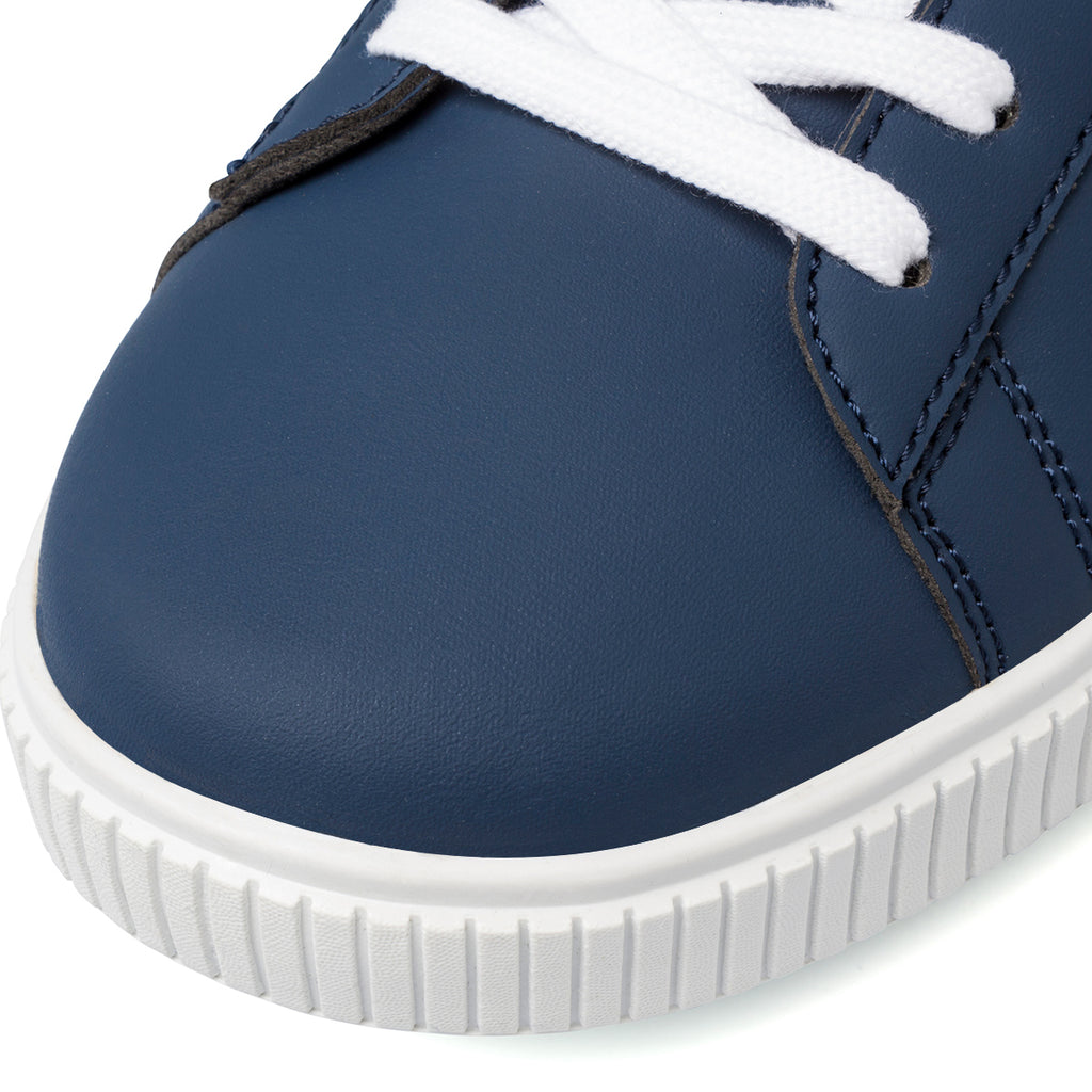 Sneakers blu da uomo con logo laterale Beverly Hills Polo Club