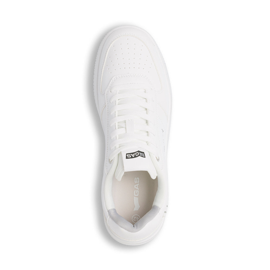 Sneakers bianche da uomo con logo laterale Gas Kevin