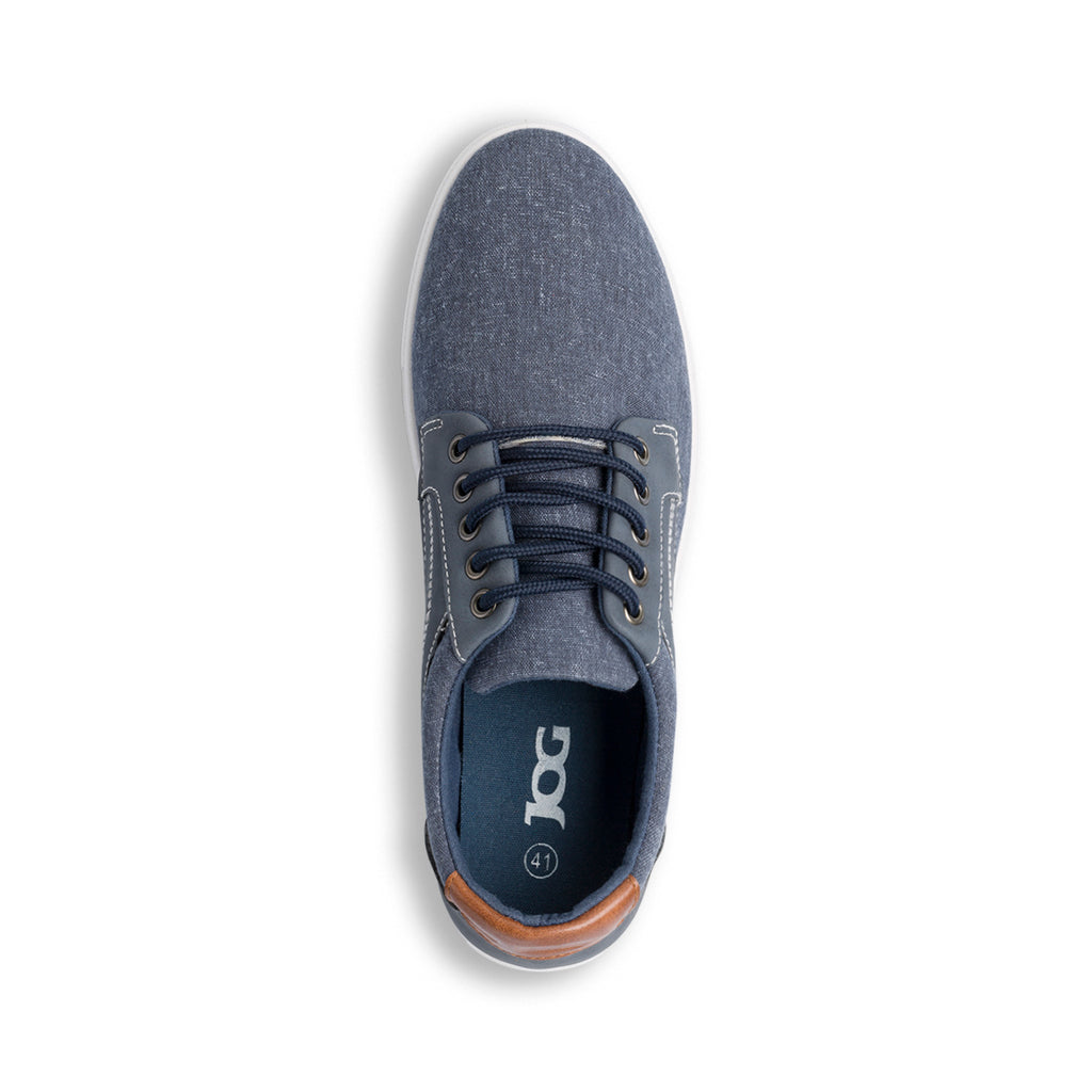 Sneakers Uomo Casual effetto Jeans con cuciture in contrasto Jog