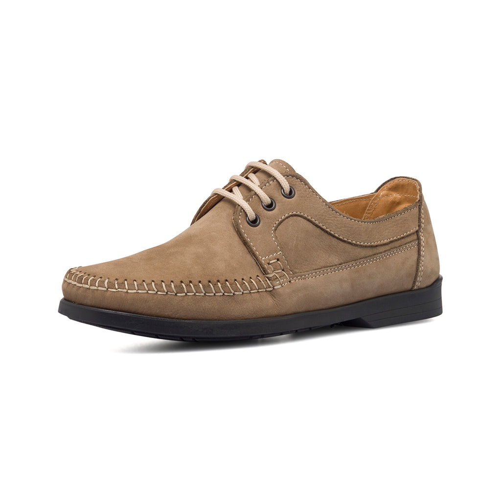 Stringate comfort grigie in pelle da uomo Formawell