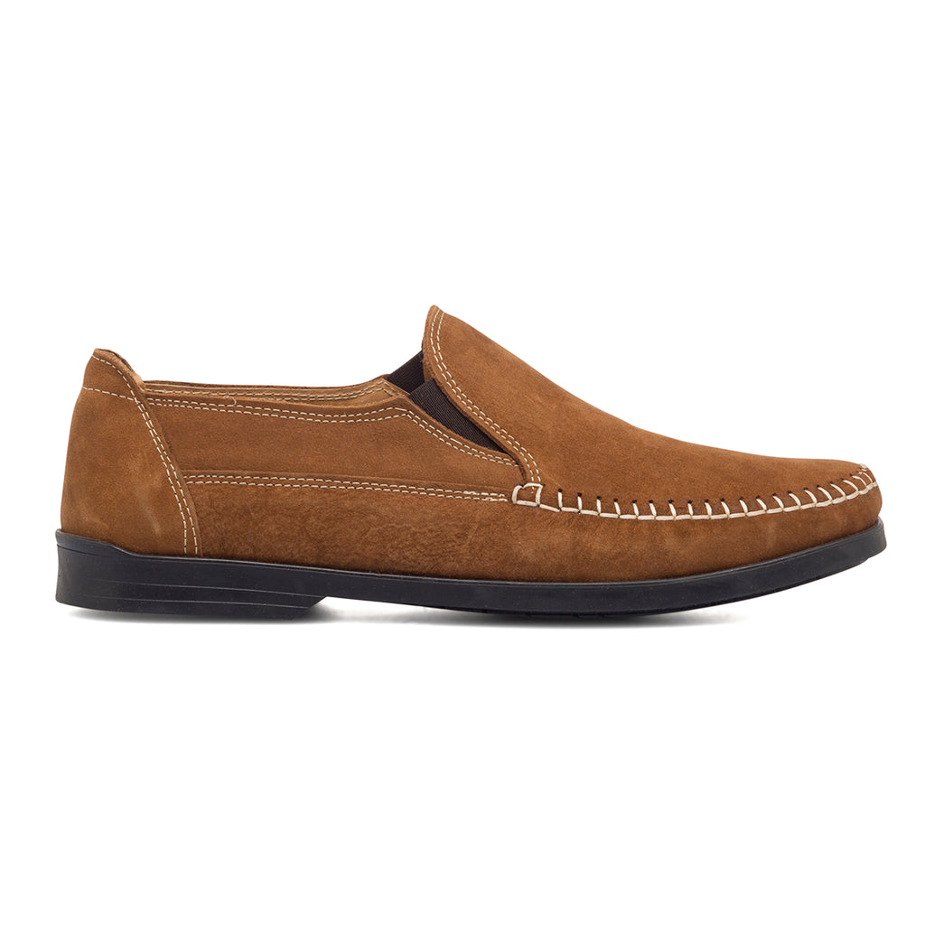 Slip-on comfort marroni in pelle da uomo Formawell