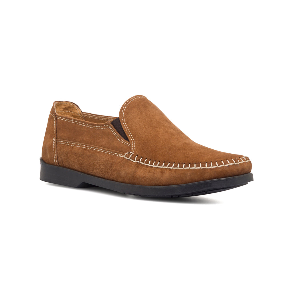 Slip-on comfort marroni in pelle da uomo Formawell