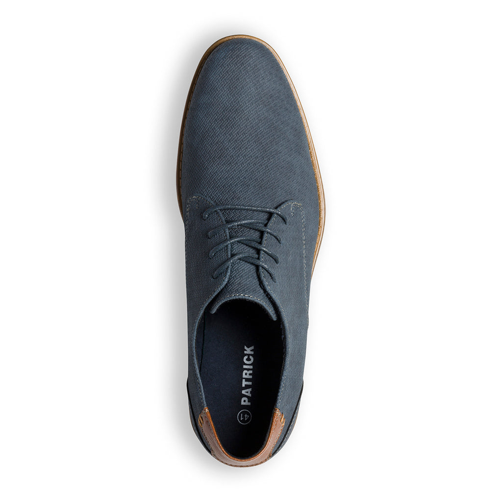 Stringate blu navy con allacciatura Derby Patrick