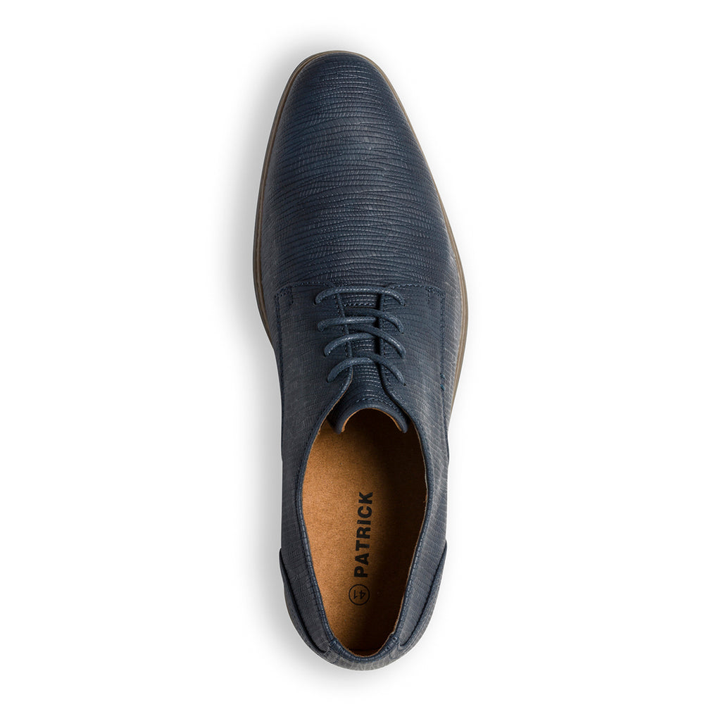 Stringate blu navy con allacciatura Derby Patrick