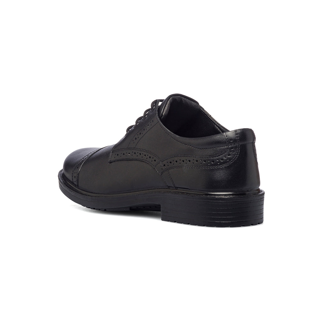 Stringate comfort nere in pelle P Soft