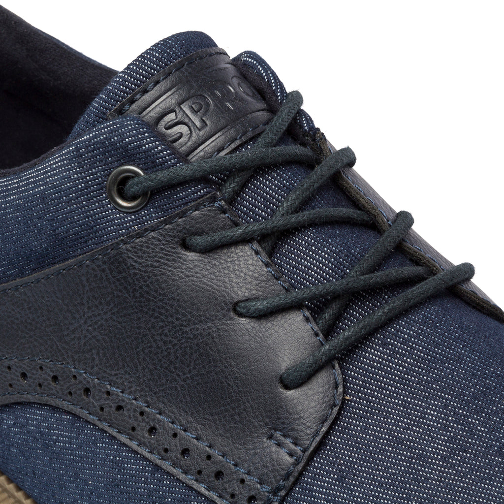 Stringate casual blu navy da uomo Patrick