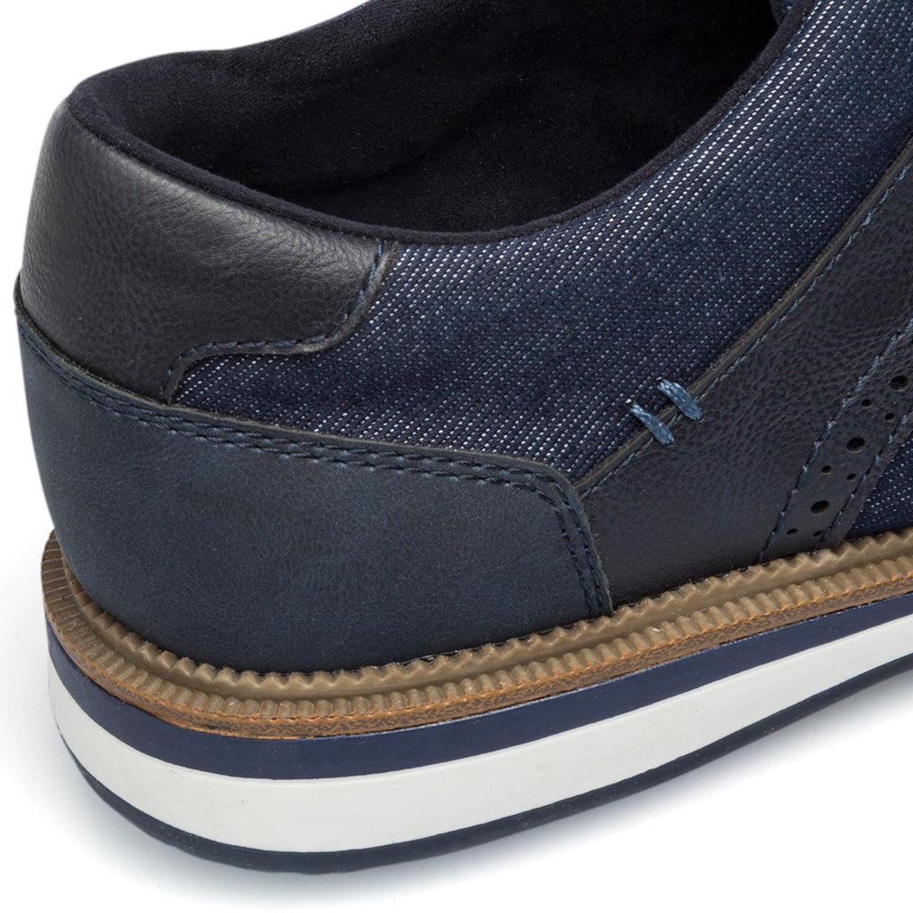 Stringate casual blu navy da uomo Patrick