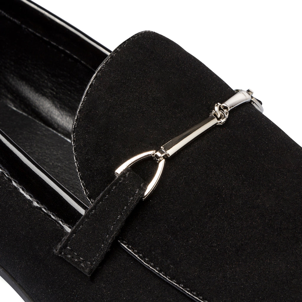 Mocassini eleganti neri effetto scamosciato da uomo Riflessi Urbani