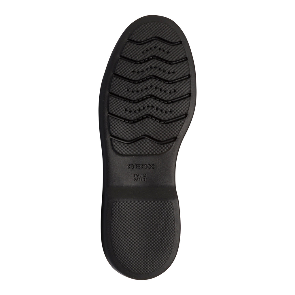 Polacchine blu scuro in pelle scamosciata da uomo Geox Ottavio