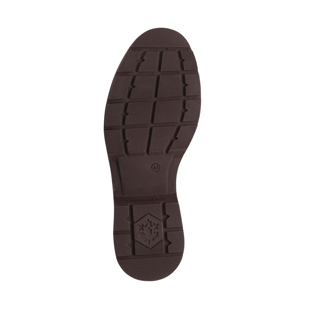 Stivaletti con elastici marrone scuro da uomo in pelle con doppio tirante Lumberjack Charlie