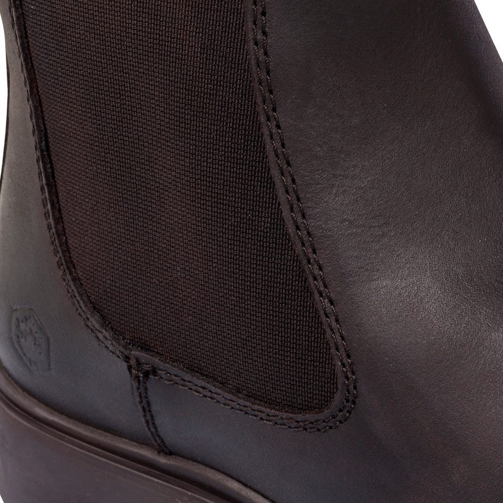 Stivaletti con elastici marrone scuro da uomo in pelle con doppio tirante Lumberjack Charlie