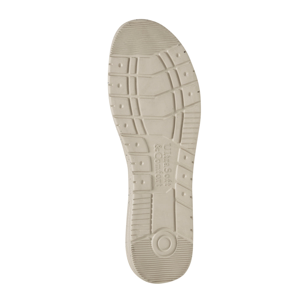 Mocassini beige e grigi in tessuto con patch sul tallone Glams