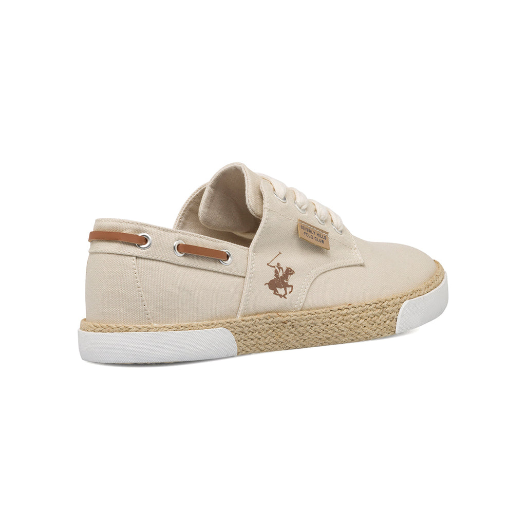 Sneakers beige in tessuto da uomo Beverly Hills Polo Club