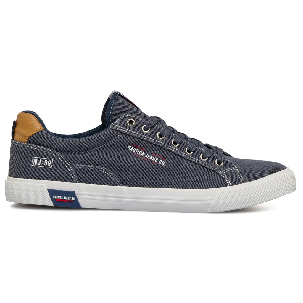 Sneakers blu in canvas da uomo Nautica Jeans