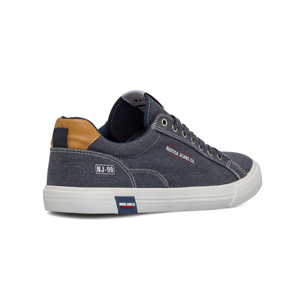 Sneakers blu in canvas da uomo Nautica Jeans