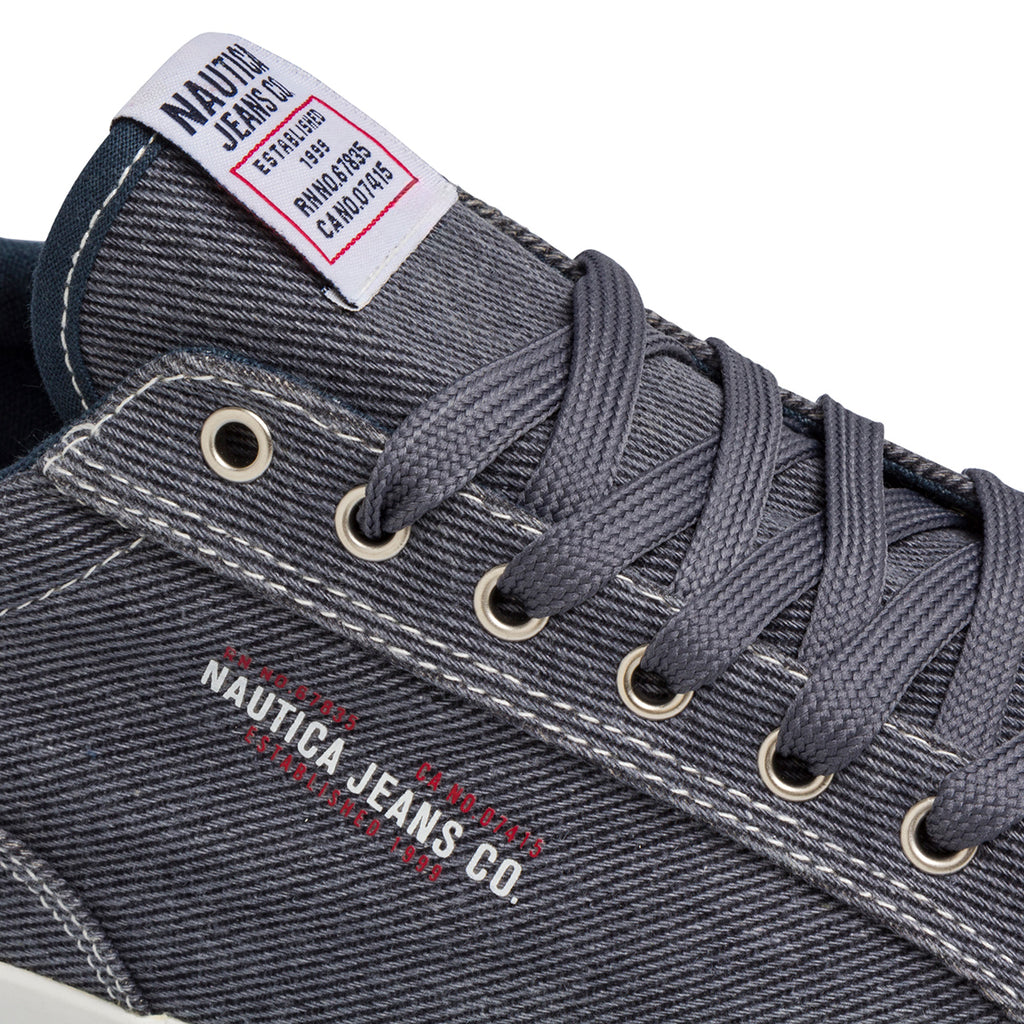 Sneakers blu in canvas da uomo Nautica Jeans