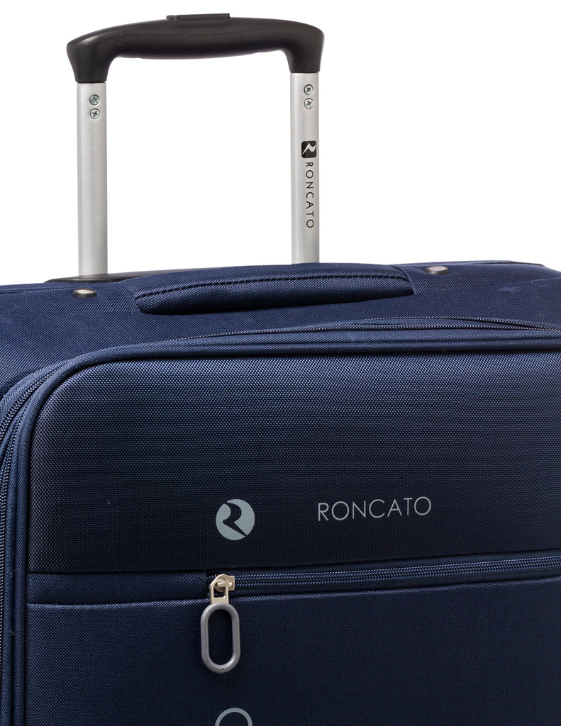 Trolley bagaglio a mano in tessuto blu Ciak Roncato One Way